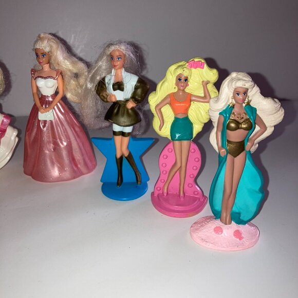 90s Vintage Barbie McDonalds Happy Meal Mini Dolls Mattel Collectible Toys Lot - Picture 4 of 15